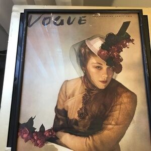 Vogue Vintage Magazine Original Cover